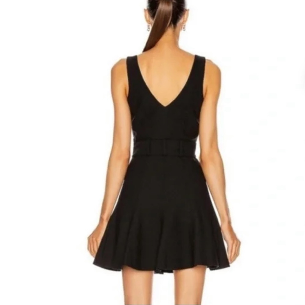 Cinq à Sept Jordan Black Belted Mini Dress - Picture 2 of 7